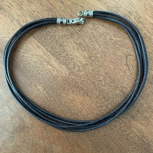 Bvlgari/Bulgari leather choker